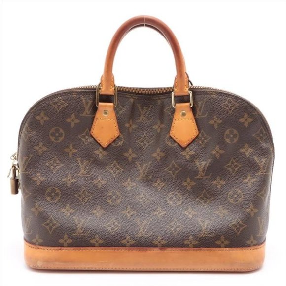 Louis Vuitton Souple Alma W Pm W Strap Brown Monogram Canvas Tote - Picture 10 of 12